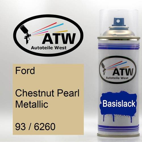 Ford, Chestnut Pearl Metallic, 93 / 6260: 400ml Sprühdose, von ATW Autoteile West.